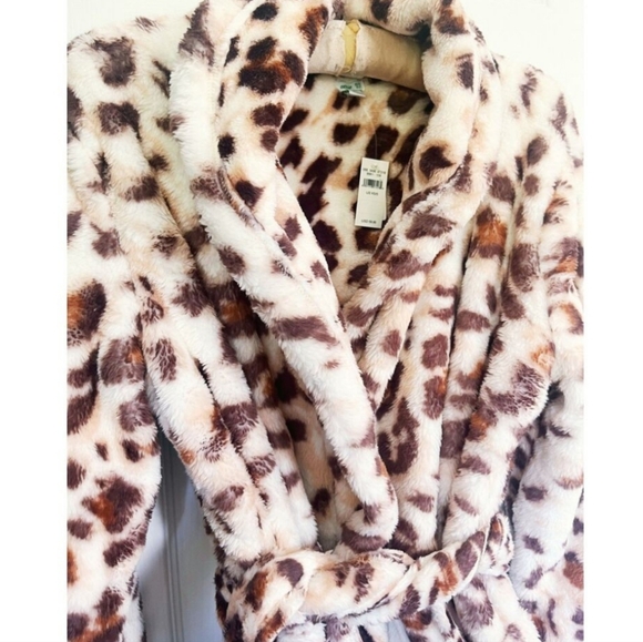 NWT Aerie Leopard Print Robe XS/S - Picture 6 of 8